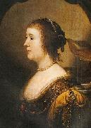 Gerrit van Honthorst Portrait of Amelia van Solms Spain oil painting artist